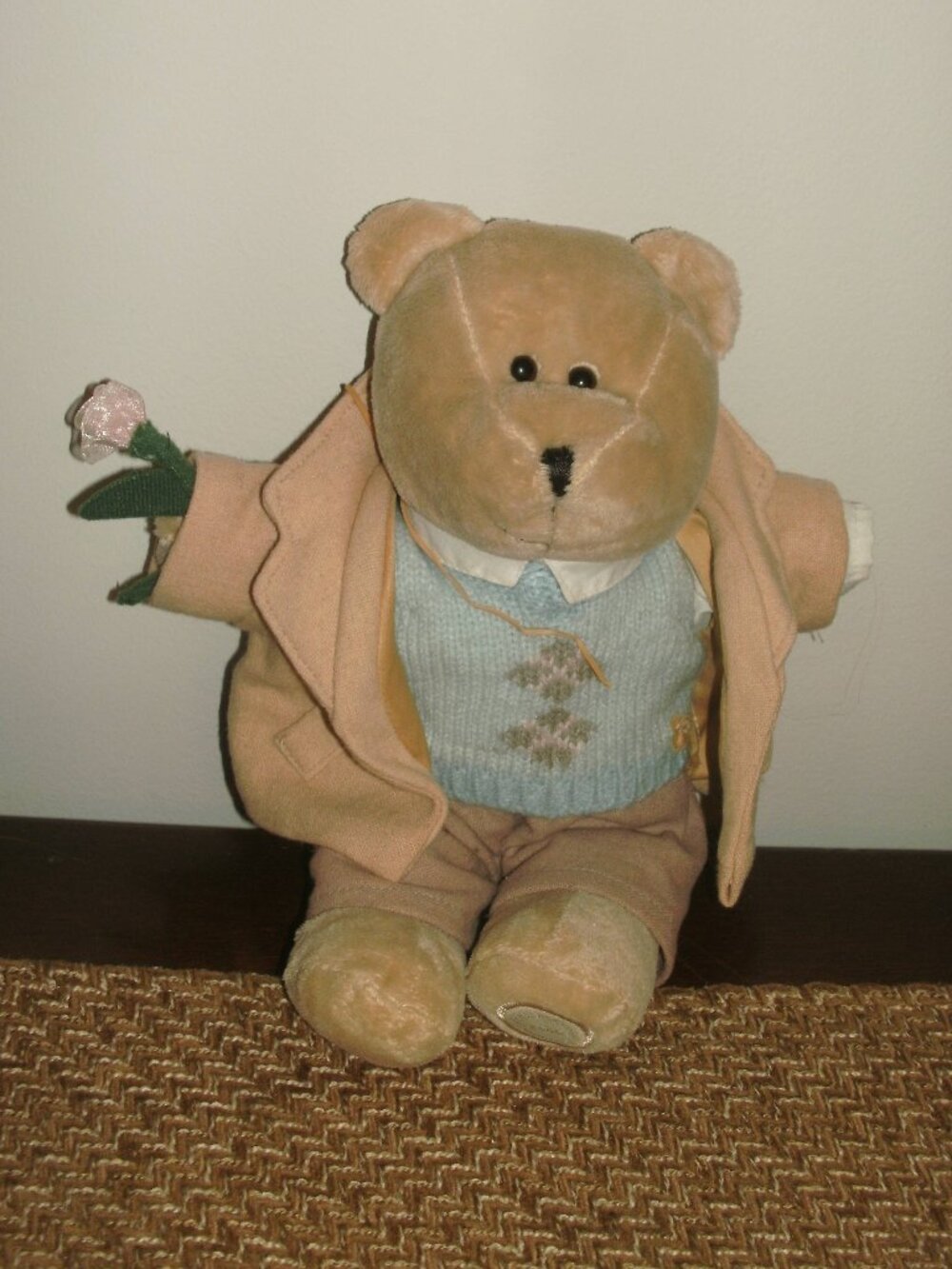 Collectible Adorable Starbucks Barista Plush Bear 2006 45th Anniversary 10”